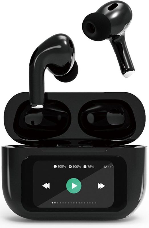 BT - TWS In-Ears - Zwart - Bluetooth 5.3 - Actieve Ruisonderdrukking