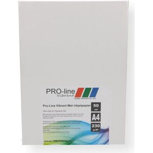 ProLine A4 Vibrant Mat 230g/m² 50 Vel