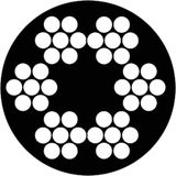 SKP - Staalkabel - Transparant - PVC - 100M