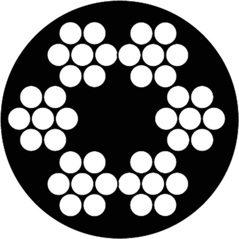 SKP - Staalkabel - Transparant - PVC - 100M