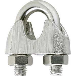 DX Staaldraadklem RVS 16mm