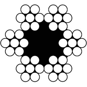 Klusaccessoire - Staalkabel - Verzinkt - 4 mm - 100 m