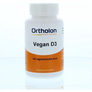 Ortholon - Vegan D3 - 60 Softgels - Vitamine D3 25 mcg