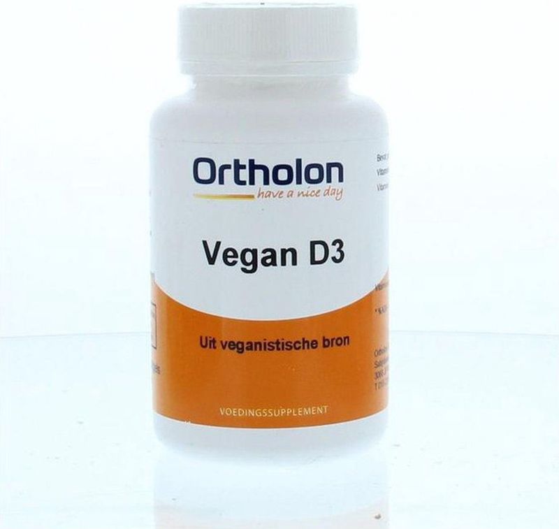 Ortholon - Vegan D3 - 60 Softgels - Vitamine D3 25 mcg