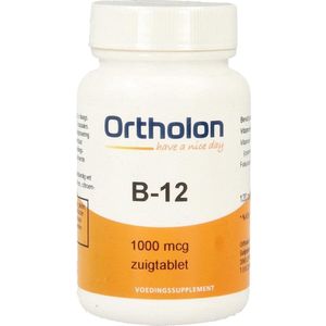 Ortholon - Vitamine B12 1000mcg - Vitaminepreparaat - Geschikt voor Vegetariërs en Veganisten