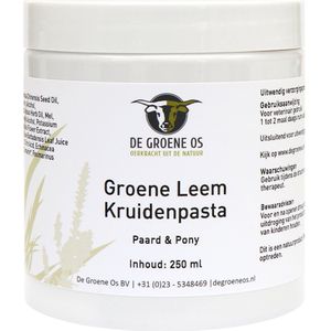 De Groene Os - Groene Leem Kruidenpasta - Insectenbeetmiddel - 200ml