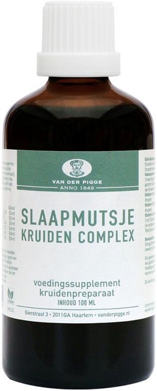 Van der Pigge - Slaapmutsje Kruiden Complex - Kruidenpreparaat - 100 ml