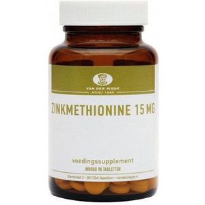 Van der Pigge - Zinkmethionine - 15 mg - 90 Tabletten
