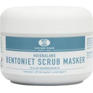 Van der Pigge Huidbalans bentoniet scrub masker 110 ml