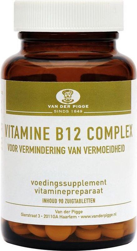 Van Der Pigge Vitamine B12 complex  90 zuigtabletten