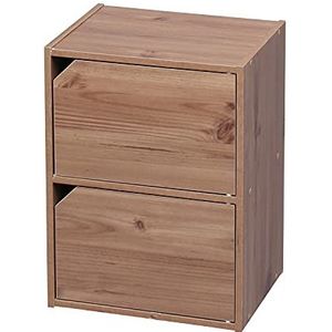 Movian, Wastafelonderkast / kast met deuren / kast met planken / boekenkast / kast met 2 deuren, design, modulair, kantoor, woonkamer - Shelf-module - MDB-2D - kleur