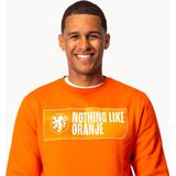 Nederlands Elftal Sweater Heren - Maat L - Oranje Trui - Officiële KNVB Merchandise