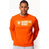 Nederlands Elftal Sweater Heren - Maat L - Oranje Trui - Officiële KNVB Merchandise