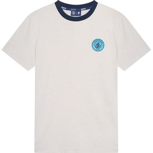 Manchester City - Stadium T-Shirt - Beige - Voetbal T-Shirt - 100% Katoen