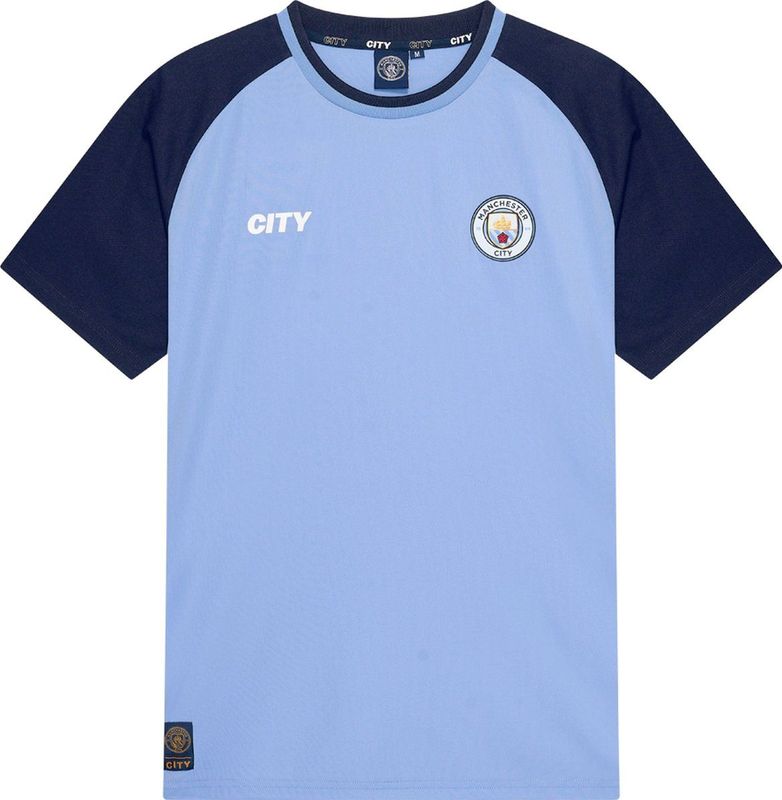 Manchester City - Thuis Shirt - Blauw - Voetbalshirt Heren - 100% Polyester - Officiële Merchandise