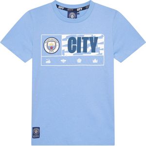 Manchester City - T-Shirt - Lichtblauw - Kinderen - Official Merchandise - Seizoen 2024/2025