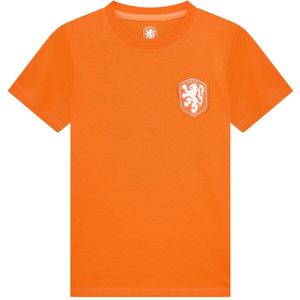 T-shirt - Oranje - 100% Katoen - Nederlands Elftal Logo - Kinderen