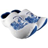 Elcee-Haly – Klomp sloffen – Zwarte Pantoffelklomp met Tulpen boeket – Warme sloffen – Zwart / Roze – Maat 42 / 43