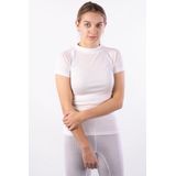 Avento - Basic Thermoshirt - Dames - Wit - Thermo Onderkleding