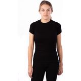 Avento Thermoshirt Korte Mouw - Vrouwen - Zwart