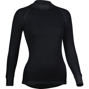 Avento Thermoshirt - Dames - Zwart - Comfortabele Stof - Lange Mouwen