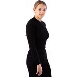 Avento Thermoshirt - Dames - Zwart - Comfortabele Stof - Lange Mouwen