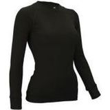 Avento Thermoshirt - Dames - Zwart - Comfortabele Stof - Lange Mouwen