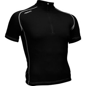 Avento - Fietsshirt - Zwart/Wit - Polyester - Korte Mouwen