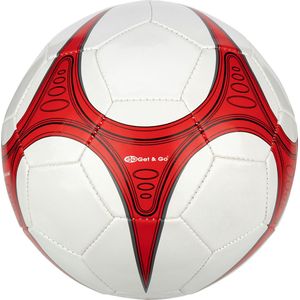 Get & Go Voetbal - Warp Speeder - Wit/Rood/Zwart - 5