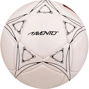Avento Voetbal - Blazing Star - Wit/Zwart/Rood - 5