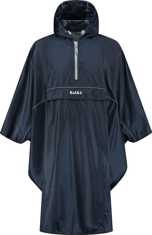Ralka - Regenponcho - Blauw - Waterbestendig - Verstelbare Capuchon