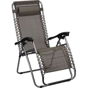 Campingstoel Abbey Camp Chaise Longue III Antraciet