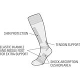 Starling Skikousen - 2-Pack - Whistler - Fuchsia/Grijs - 31/34