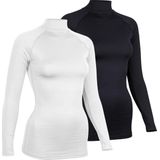 Avento Shirt Base Layer Lange Mouw - Vrouwen - Zwart