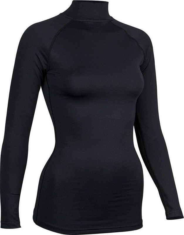 Avento Shirt Base Layer Lange Mouw - Vrouwen - Zwart