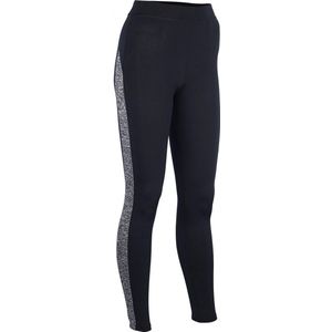 Sportbroek Avento Women Sportlegging Zwart/Grijs Melee-Maat 44