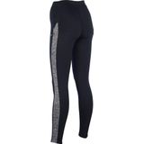 Avento - Sportlegging - Zwart/Grijs Melee - Sportbroek
