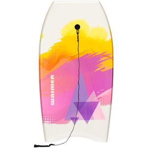 Bodyboard Waimea EPS Print Slick Board Wit Oranje