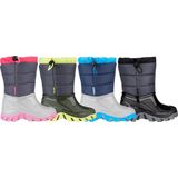 Winter-Grip - Welly Walker - Snowboot - Antraciet Grijs Roze - Polyester