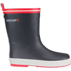 Snowboot Winter-Grip Junior Welly Grijs Antraciet Rood