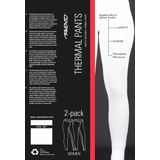 Avento Thermobroek Vrouwen - 2-Pack - Wit