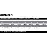 Winter-grip Snowboots Sr - Canadian Explorer II - Zwart Grijs Rood