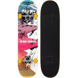 Black Dragon Skateboard - Street Natives - Wit/Geel/Fuchsia/Groen