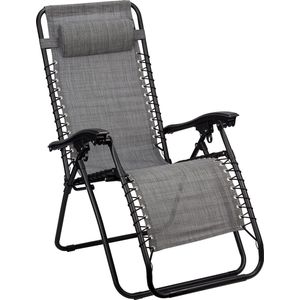 Abbey Camp Stoel - Relax stoel - verstelbaar - Grijs
