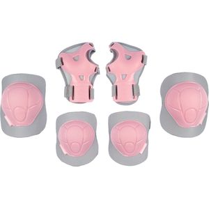 Nijdam Skate Beschermset Kinderen - Concrete Rose - Roze/Grijs - S