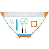 Get & Go Badminton Set - Instant - Blauw/Oranje