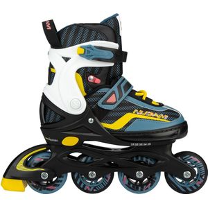 Nijdam Inline Skates Verstelbaar - 38-42 - Game Patrol - Blauw/Zwart
