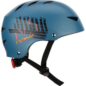 Nijdam Skate Helm - Sidewalk Sentinel - Blauw/Zwart - L