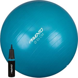 Avento Fitness/Gymbal + Pomp - Ø 65cm - Blauw
