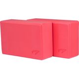 Avento Yoga Blok Set van 2 - Foam - Roze